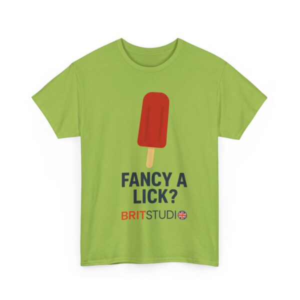 Fancy a Lick? Unisex Heavy Cotton Tee - Fun Summer Shirt, Gift for Ice Cream Lovers, Casual Wear, Birthday Gift, Trendy Tee - Image 17