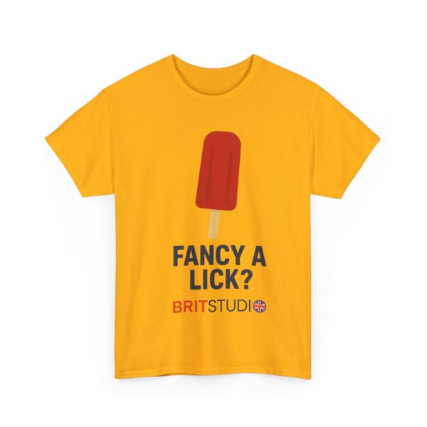 Fancy a Lick? Unisex Heavy Cotton Tee - Fun Summer Shirt, Gift for Ice Cream Lovers, Casual Wear, Birthday Gift, Trendy Tee - Image 13