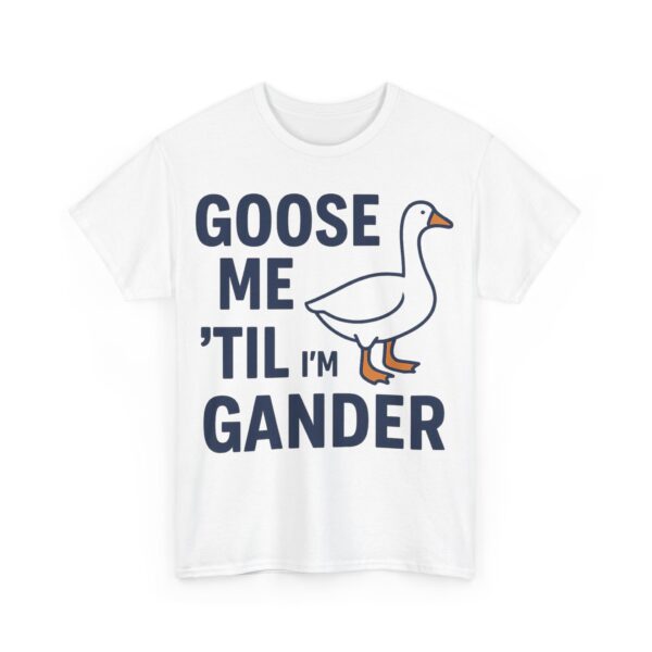Funny Goose Humor Unisex Heavy Cotton Tee - Quirky Gift for Animal Lovers, Casual Wear, Perfect for Birthdays, or Fun Gatherings - Image 3